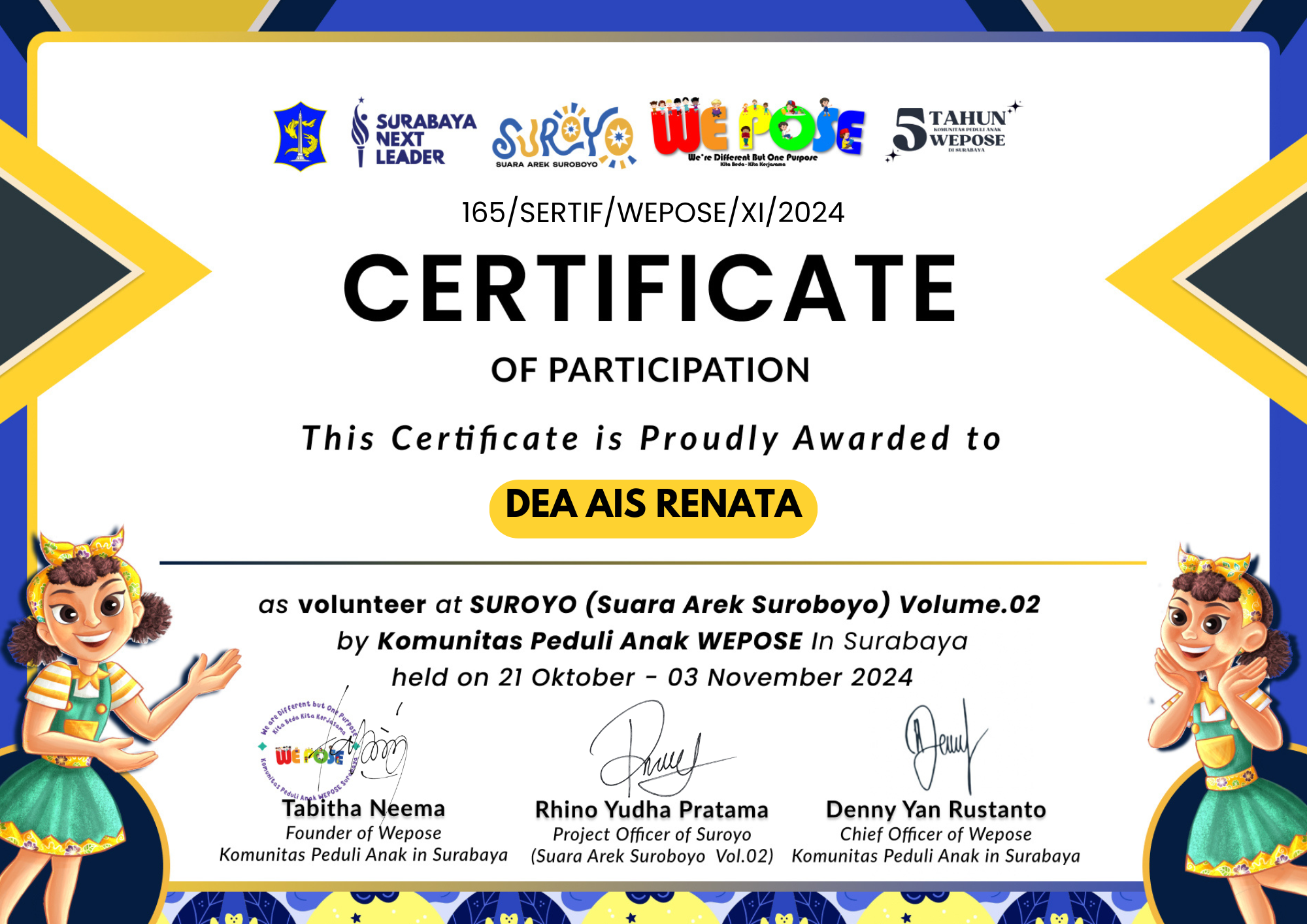 Sertifikat SUROYO